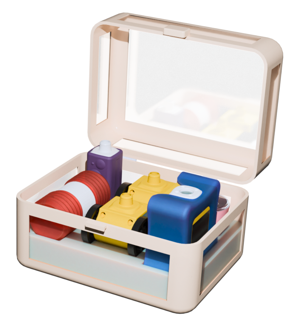 Photo of 3GG blocks in use